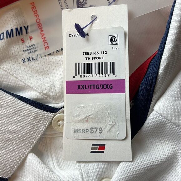 NWT TOMMY HILFIGER Men's Custom-Fit Armstrong Logo Polo Shirt Size XXL - Picture 6 of 8